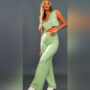 Pretty Little Thing Green Luxe Set